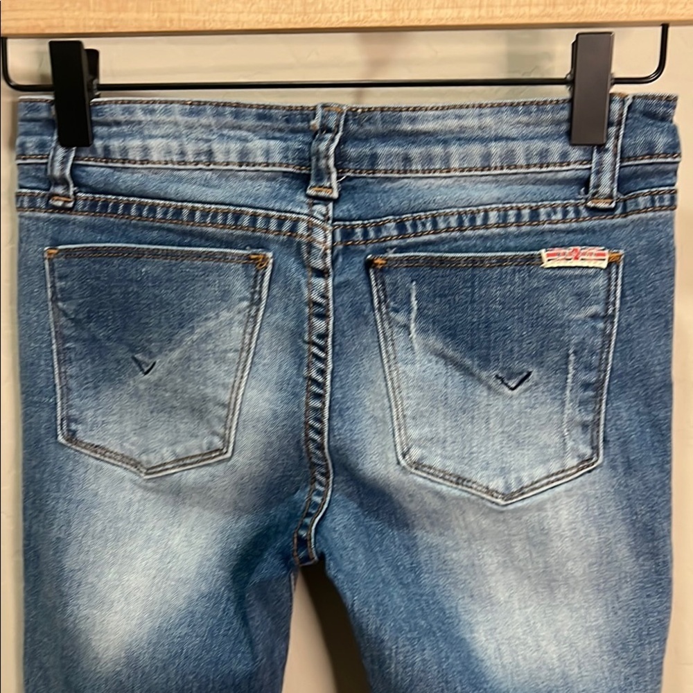 Hudson Jeans Girls Women’s Blue Distressed Skinny Stretchy Comfy Slim Vintage - Picture 6 of 14